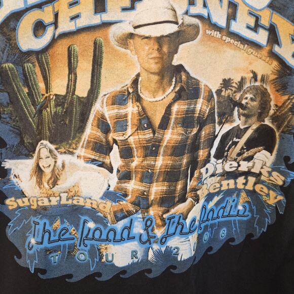 Kenny Chesney T Shirt Mens XL The Road & The Radio 2006 Country Concert - Picture 2 of 6